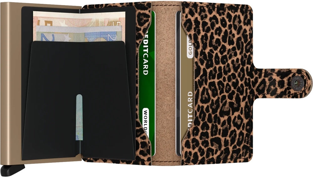 Miniwallet Leo Beige