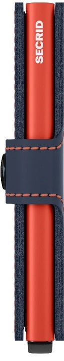 Miniwallet Matte Nightblue &amp; Orange