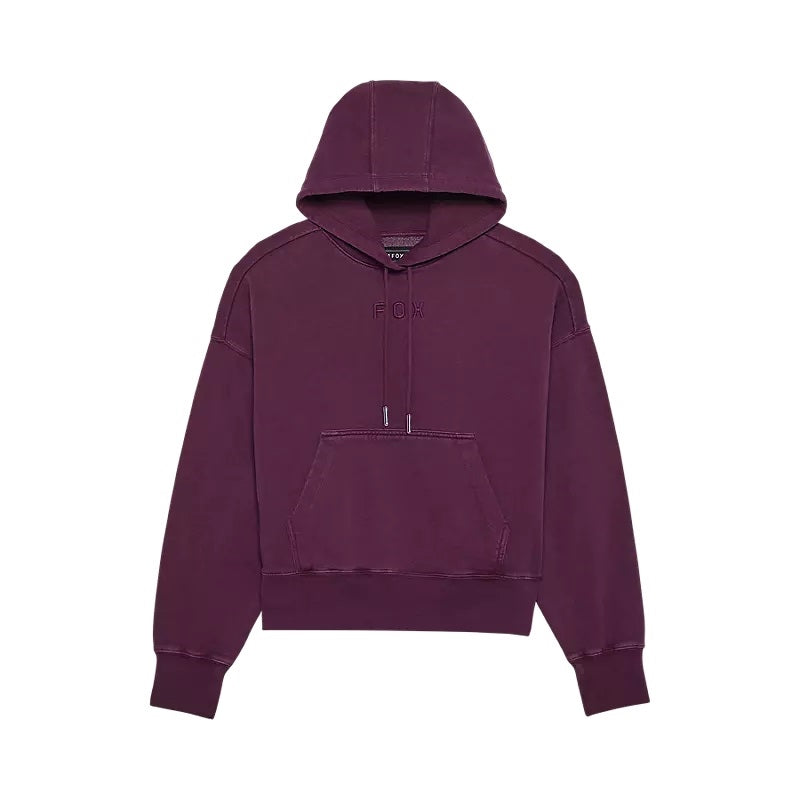 W Wordmark Oversized Fleece Purple
