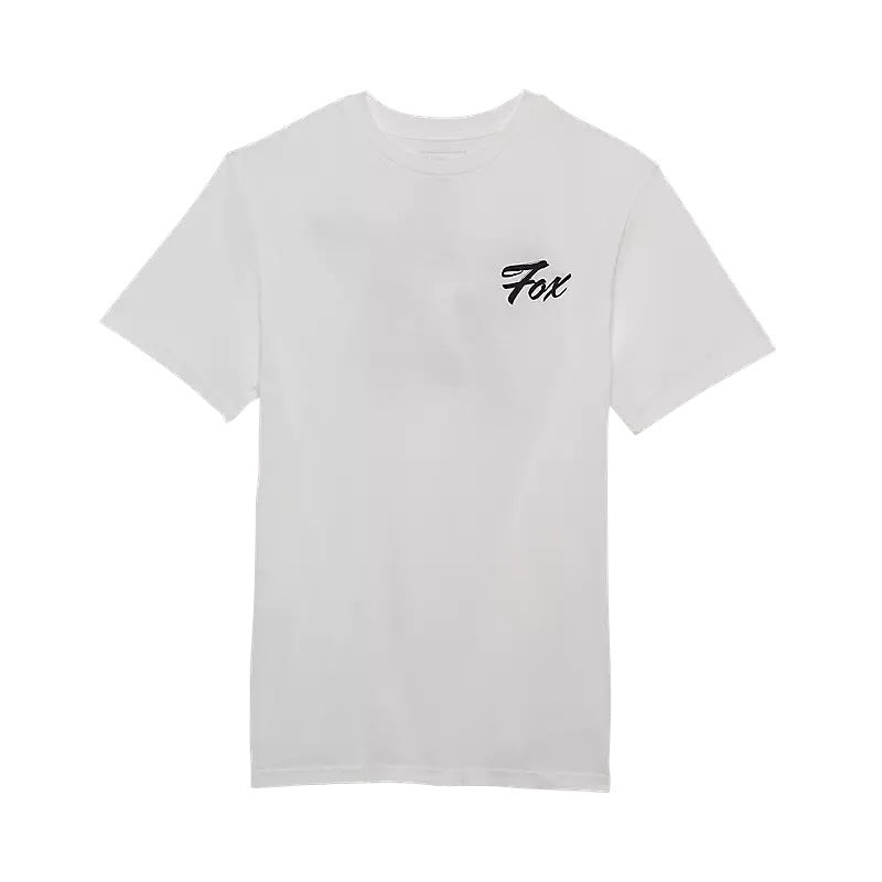 Scripted Prem Tee White