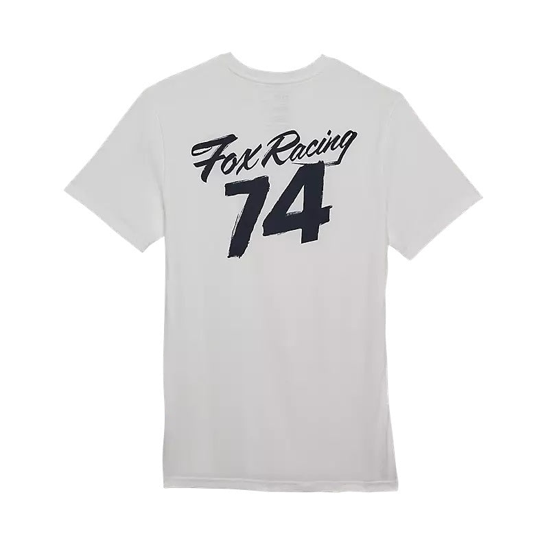 Scripted Prem Tee White