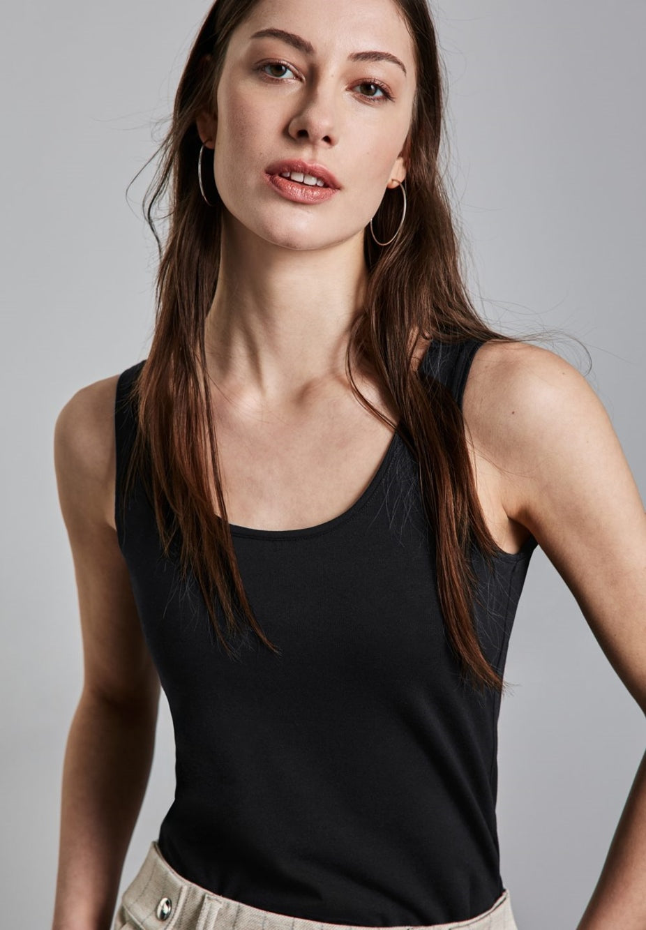 Style QR Anni basic top – Black 