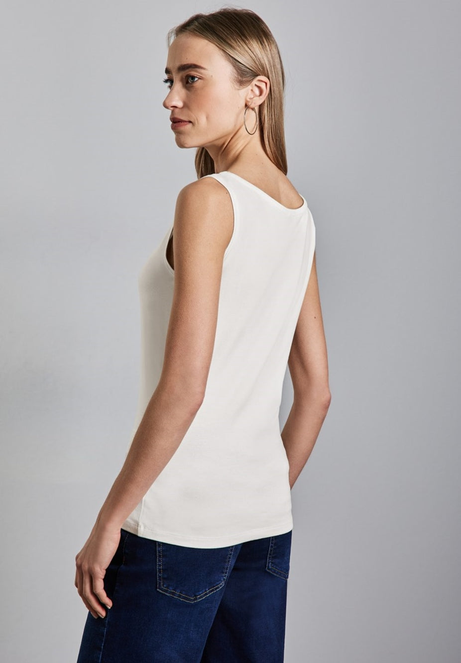 Style QR Anni basic top – Off White 