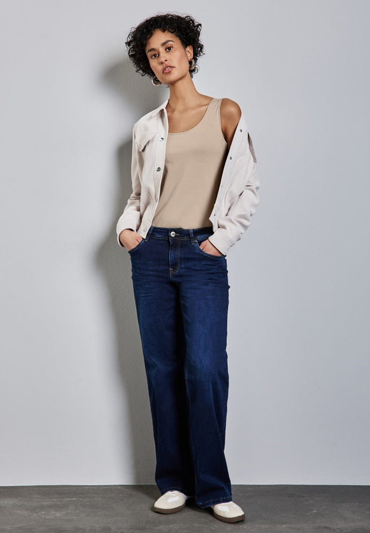 Style QR Anni basic top – Cotton Beige 