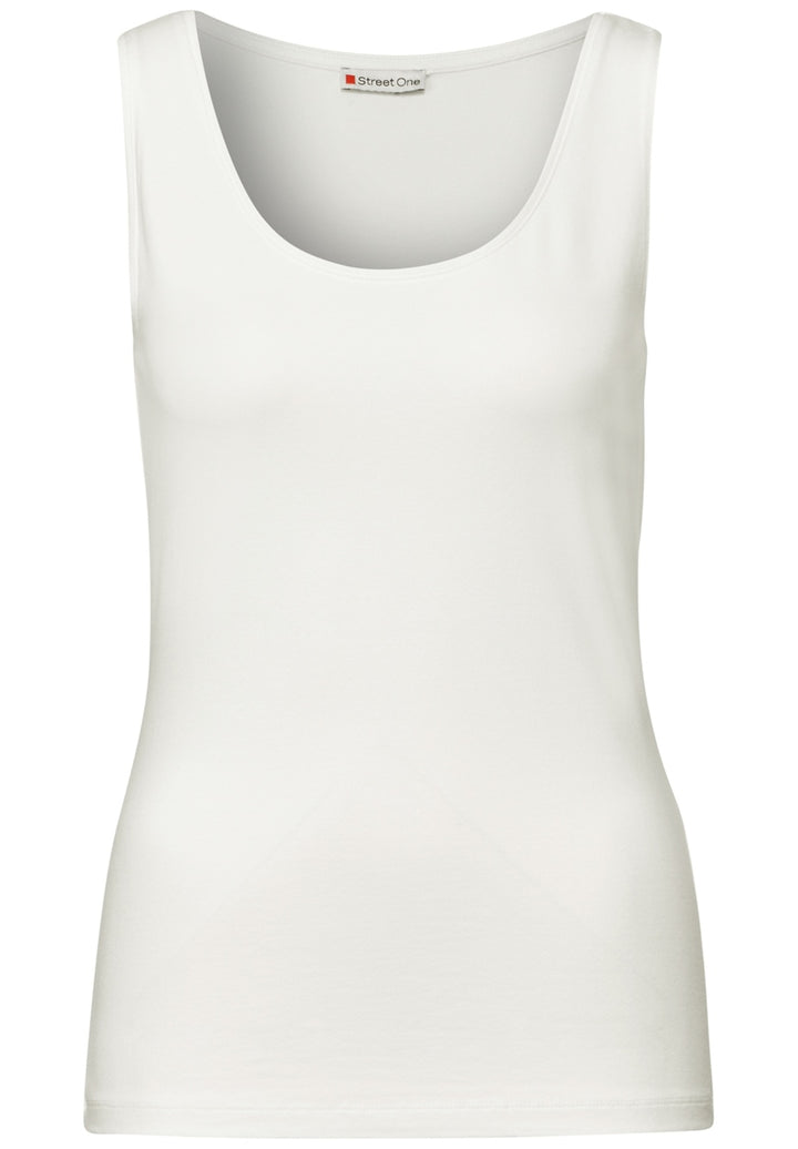 Style QR Anni basic top – Off White 