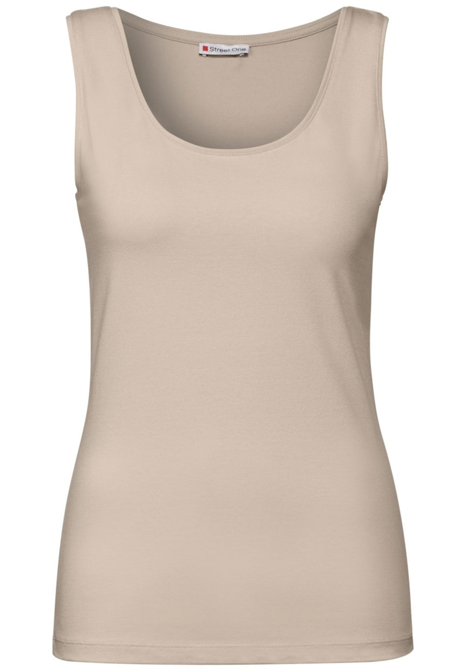 Style QR Anni basic top – Cotton Beige 