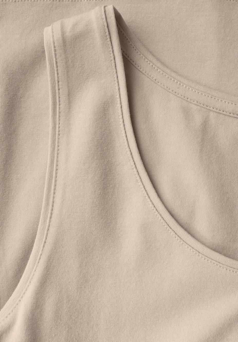 Style QR Anni basic top – Cotton Beige 