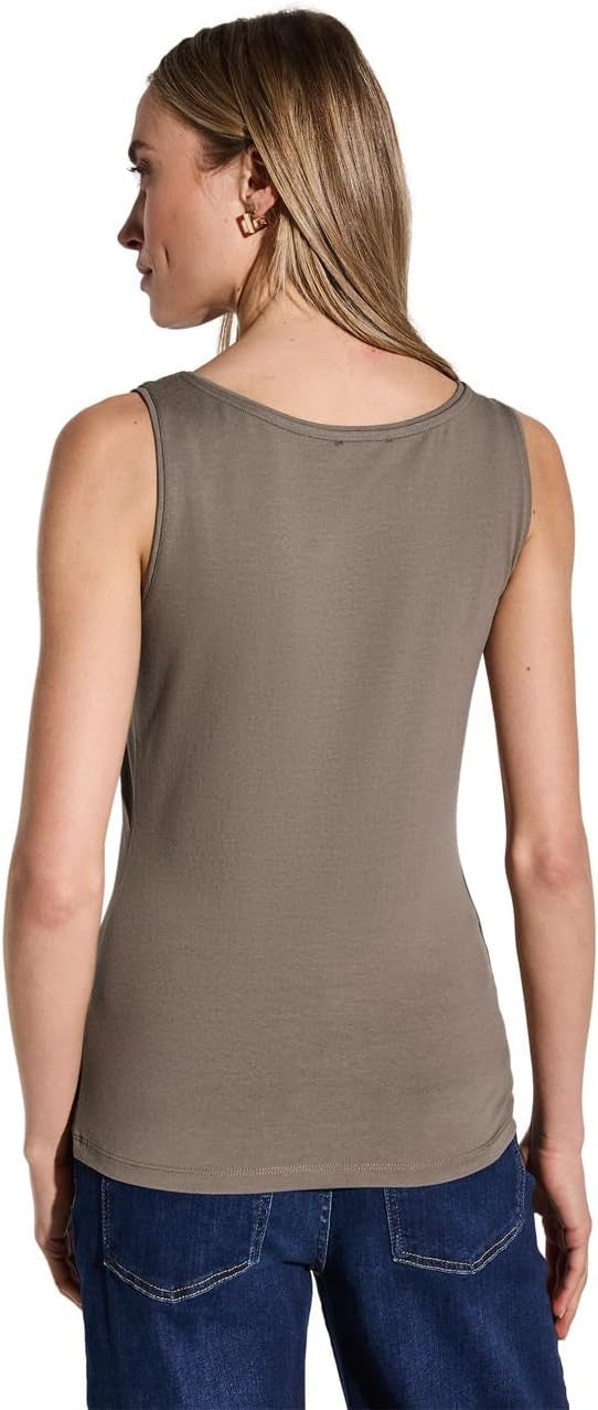 Style QR Anni basic top – Stone Brown 