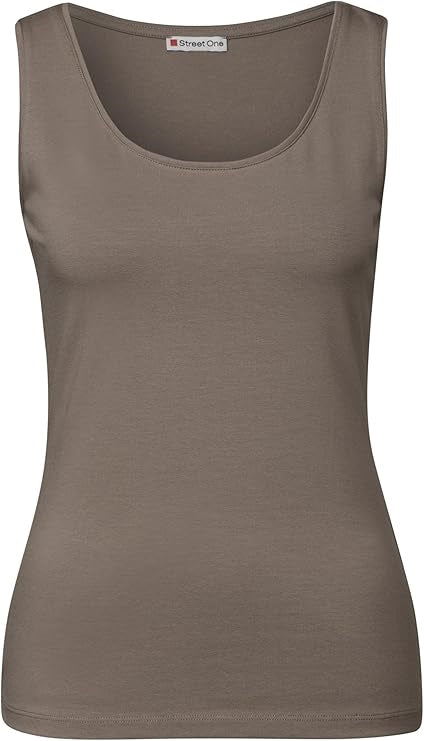 Style QR Anni basic top – Stone Brown 