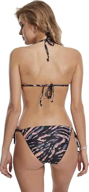 Ladies Animal Bikini Blue Papaya