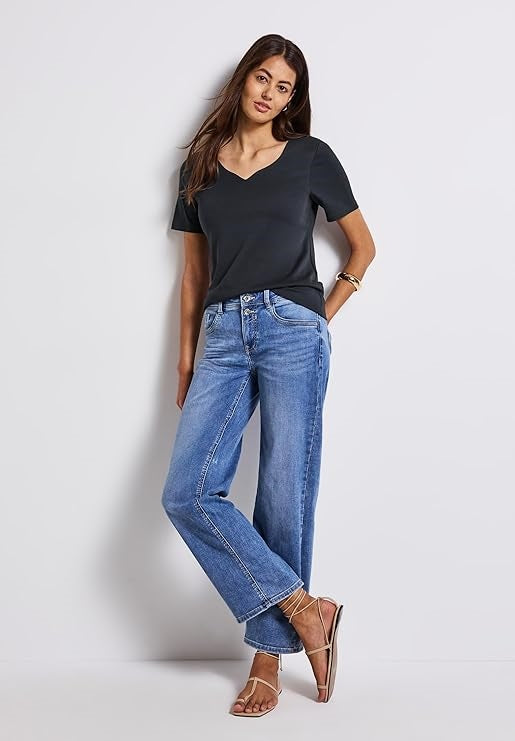QR shirt w.heart neckline shap