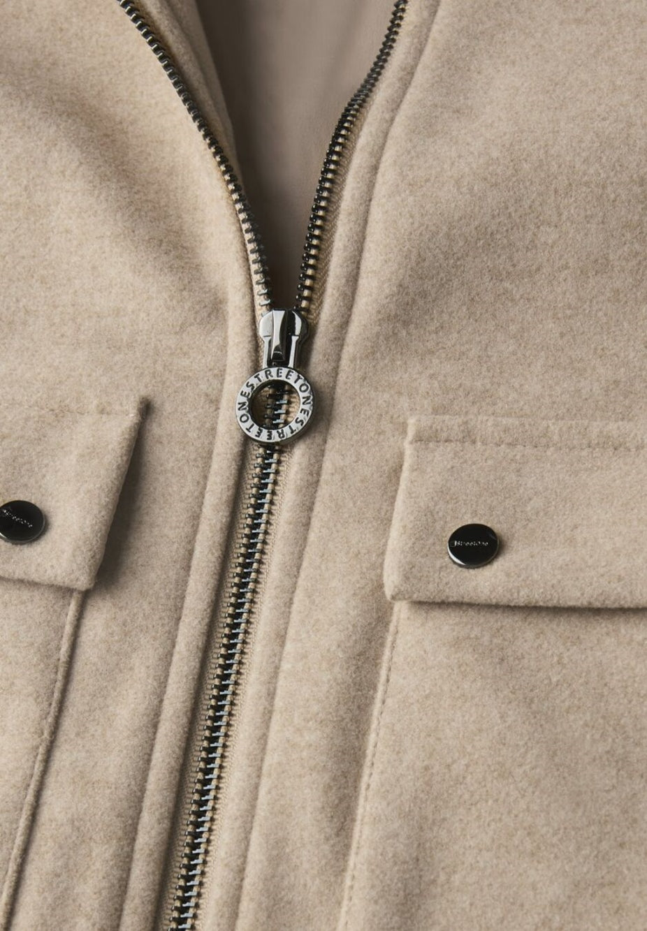 LTD QR Short Jkt w. Removable – Soft Sand Melange 