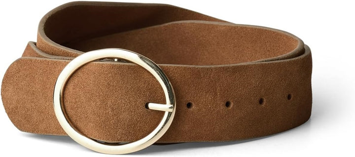 BC_  Bold Velour Belt – Cognac 
