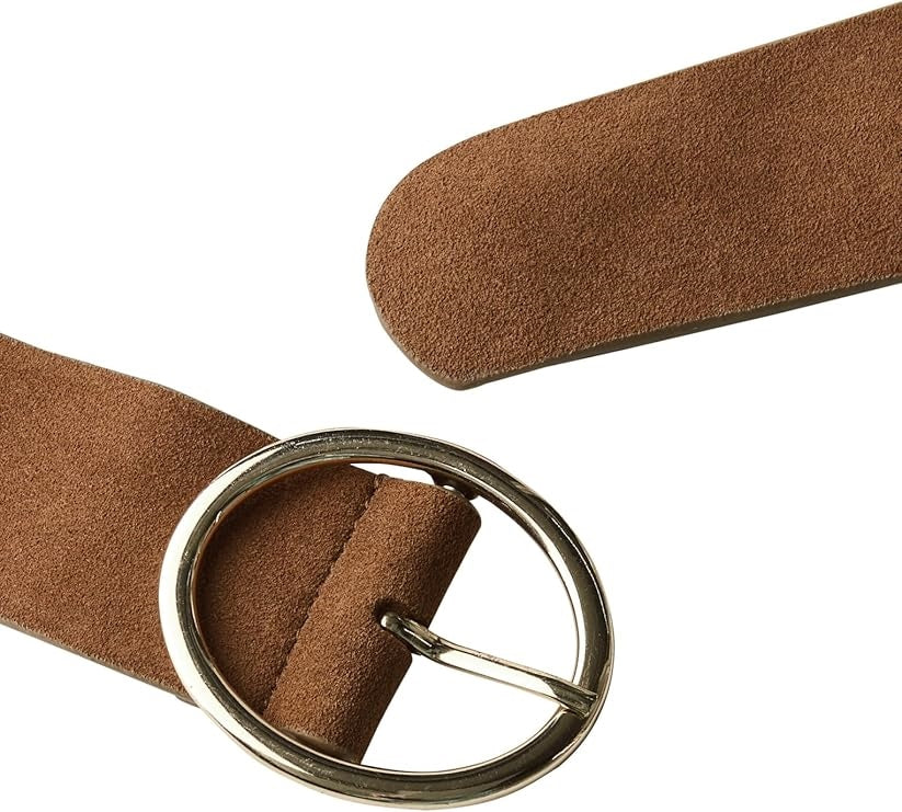 BC_  Bold Velour Belt – Cognac 
