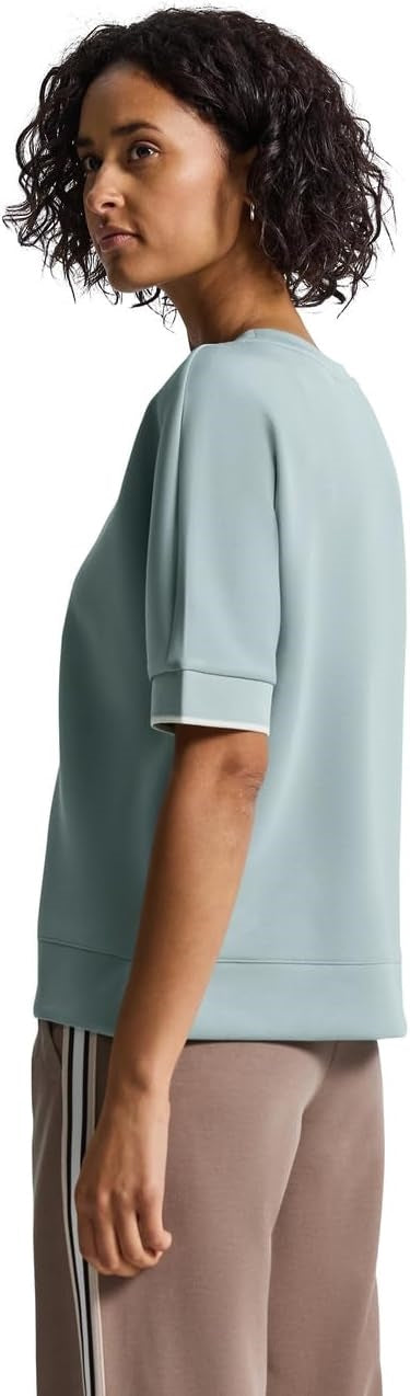 LTD QR silk look shirt w.rib c – Arona Blue 
