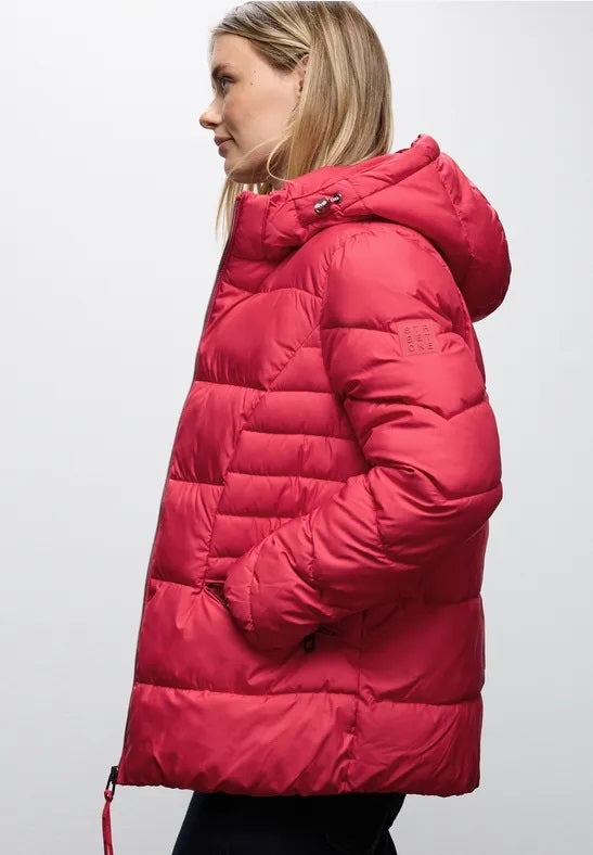 Short Padded Jkt – Carpet Red 