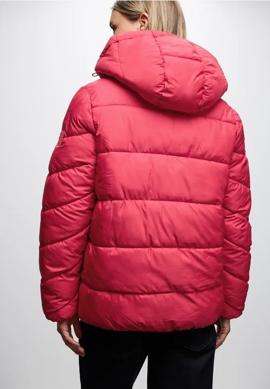 Short Padded Jkt – Carpet Red 