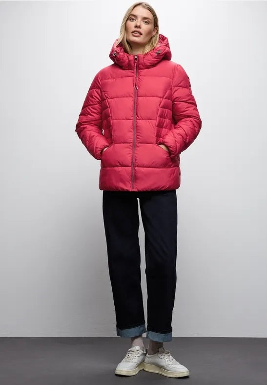 Short Padded Jkt – Carpet Red 