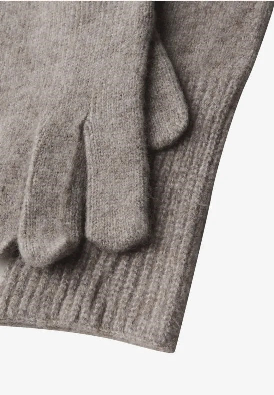 OP_Gloves_Fine Knit Set – Sand Mocca Melange 