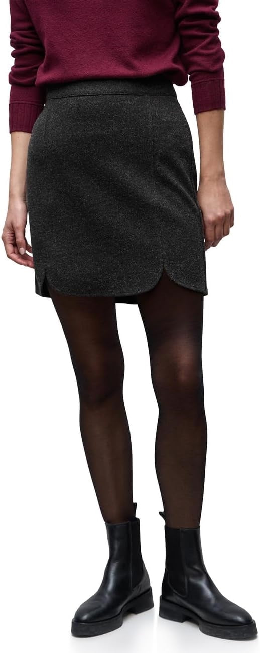 Style Maja Fake wool_solid – Anthracite Melange 