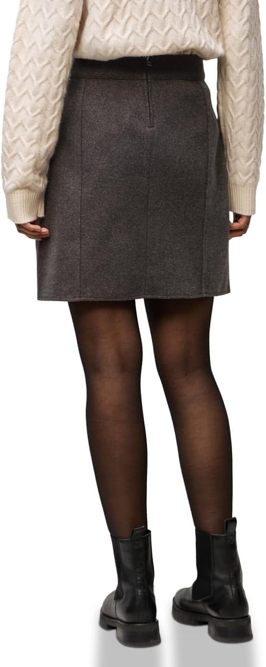 Style Maja Fake wool_solid – Rustic Brown Melange 