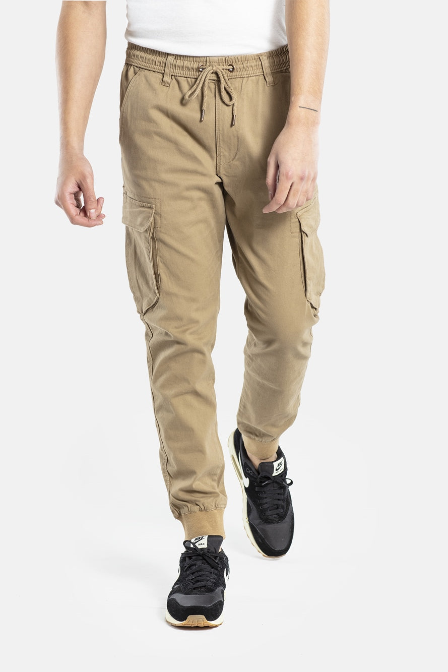 REFLEX RIB CARGO DARK SAND