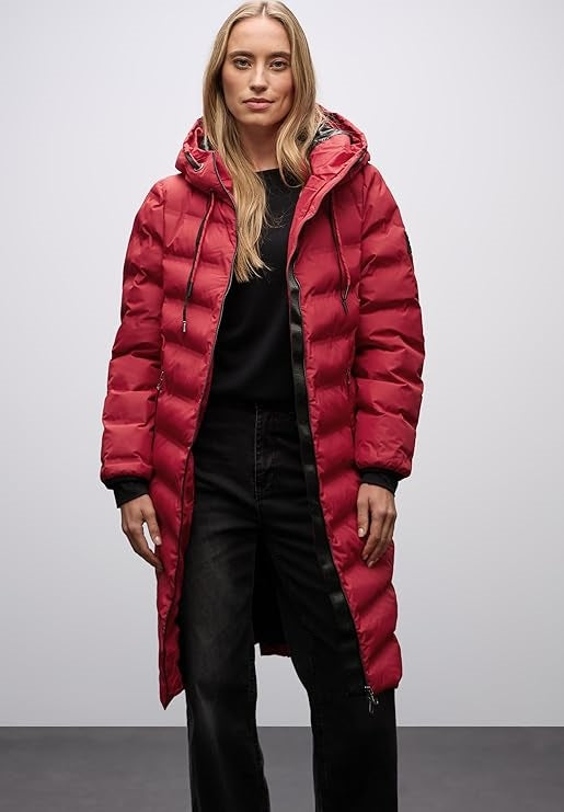 LTD QR Long Padded Jkt w. Glue – Carpet Red 