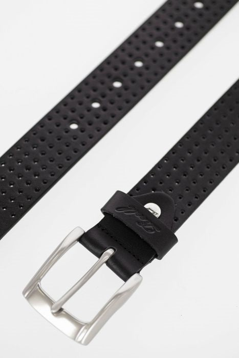 PUNCHED BELT BLACK