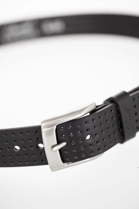PUNCHED BELT BLACK