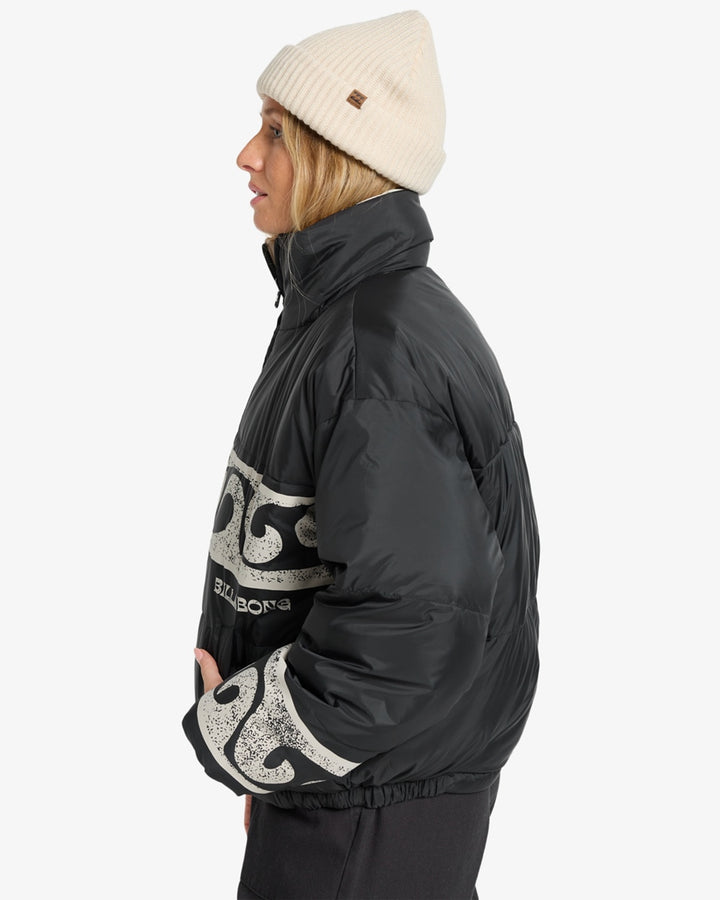 Cozy Puffer Black Pebble