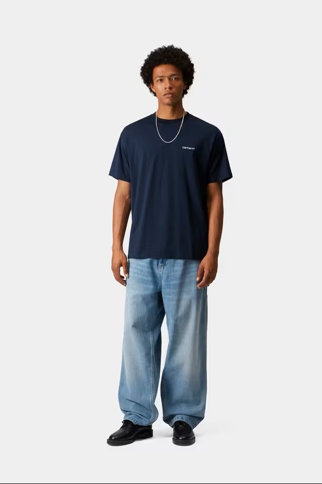 SS Script Embroidery Jupiter/White