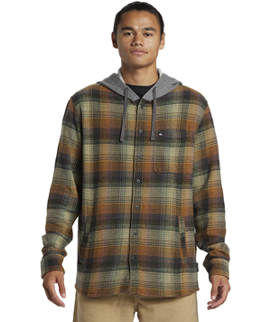 Sandbar Hooded Flannel Brown