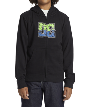 DC Star Inline Zip Hoody Black