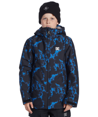 Basis Print Youth Jacket Blue Flame