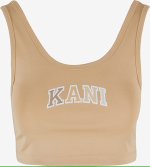 Small Serif Bustier Top Sand