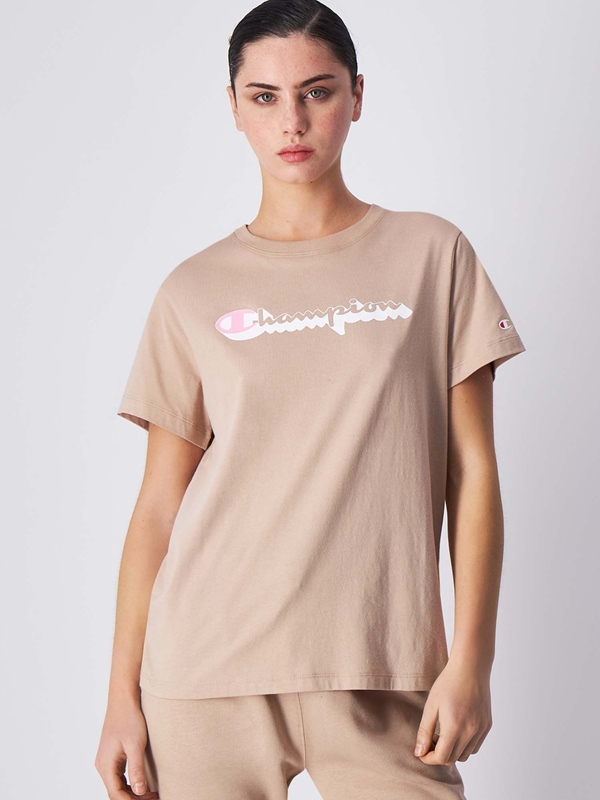 Crewneck T-Shirt Beige