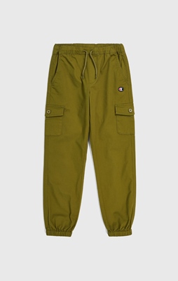 Elastic Cuff Cargo Pant Green