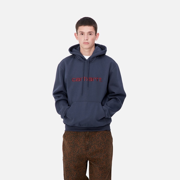 Hooded Carhartt Sweat Air Force Blue