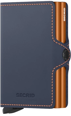 Twinwallet Matte Night Blue-Orange