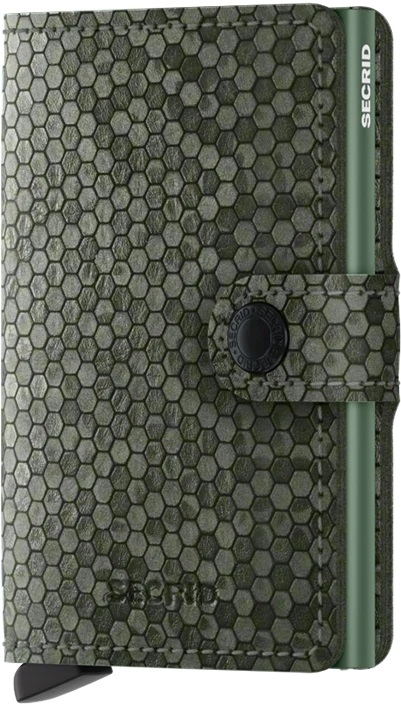 Miniwallet Hexagon Green