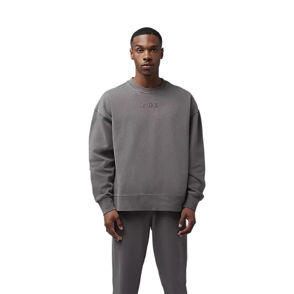 Wordmark Oversized Fleece Grey