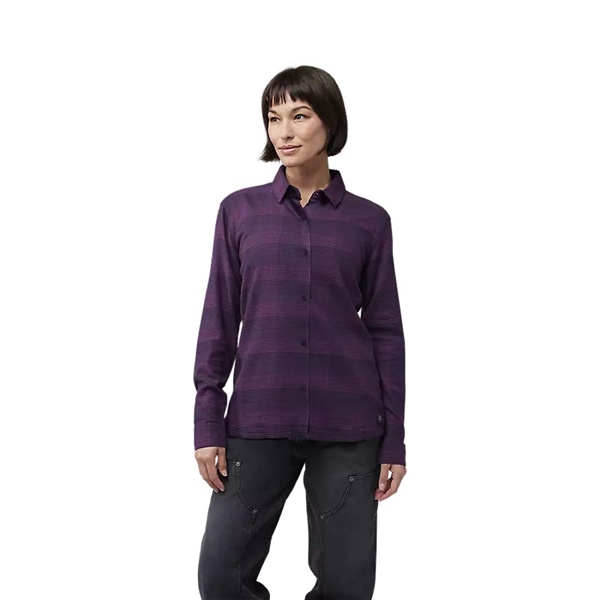 Survivalist Stretch Flannel Dark Purple