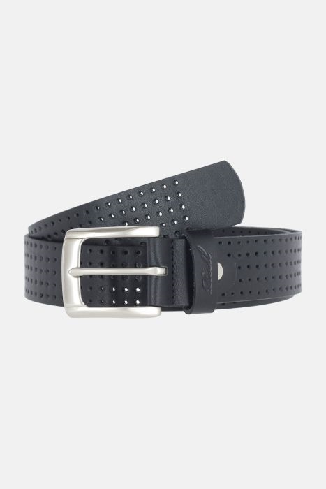 PUNCHED BELT BLACK